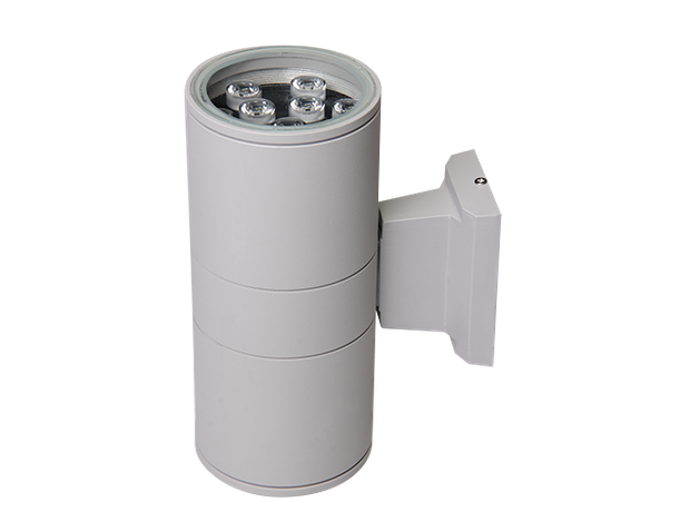 Светильник светодиодный архитектурный PWL-300110/30D 2х9Вт 6500К GR (новый) 230В/50Гц IP65 Pro JazzWay 2857941B