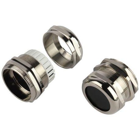 Ввод кабельный сальник NO-224-263 латунный PGM 42 (d отв.54 мм / d провод.32-38 мм) IP68 (упаковка 2 штуки) - Б0065213 ЭРА