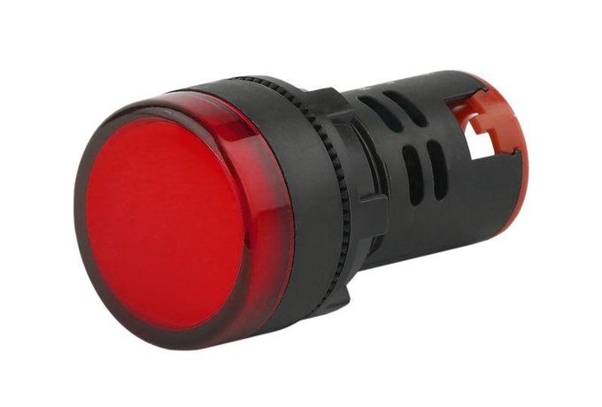 Лампа AD22DS(LED)матрица d22мм красный 12В AC/DC (10/1000/12000) | Б0045603 ЭРА