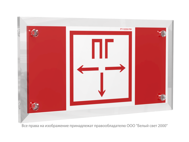 Знак безопасности PT-12228.F09''Пожарный гидрант'' - a20956 BS