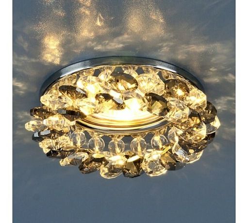 Светильник точечный встраиваемый 206 MR16 CH/SBK/CL хром/дымчатый/прозрачный | a030721 Elektrostandard