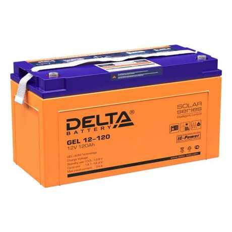 Аккумуляторная батарея Solar серии GEL 12-120 12В/120Ач | DELTA 4614010140002