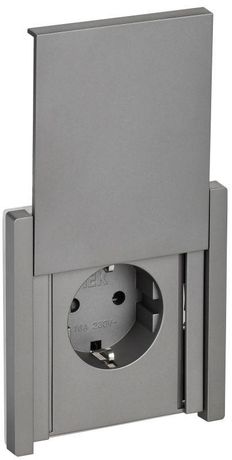 Розетка СП FORTE&PIANO16А IP44 FP519 с заземл. защ. шторки крышкой безвинт. крепл. сталь IEK FP-R16-16-1-44-K46