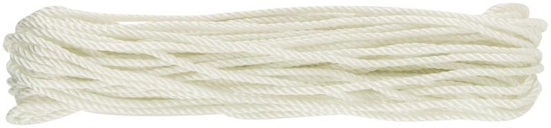 Веревка крученая капроновая 4 мм х 20 м, р/н= 180 кгс - 68374 РОС