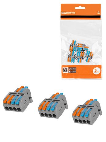 Клемма разветвительная СКР-424 (4 мм2) (5 шт/упак) | SQ0527-0313 TDM