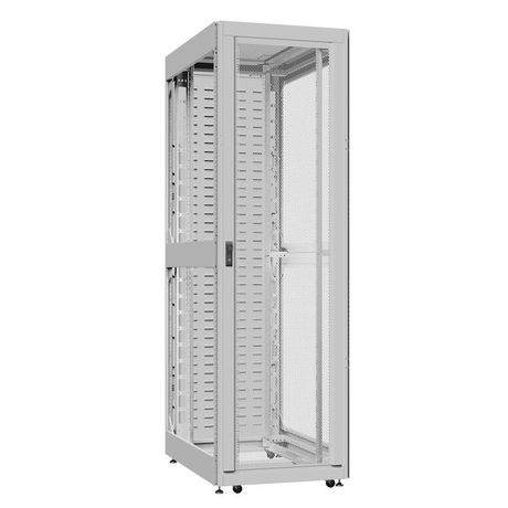 Шкаф серверный 52U 800х1200 передняя дверь: одностворчатая перфорированная IP20. задняя протект IP41. боковые панели: без. цвет: серый RAL7035 - EX 8252.7360 SYSMATRIX