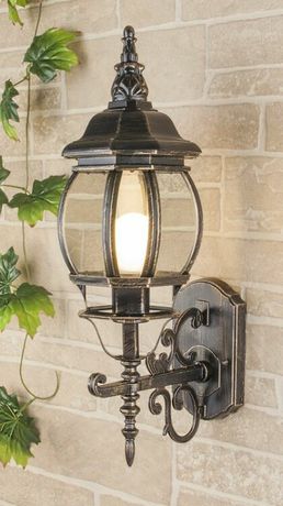 Светильник садово-парковый настенный 1011U черное золото / 9913-A (GL 1011U) | a034304 Elektrostandard