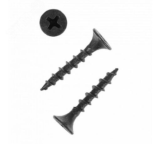 Саморез гипсокартон/дерево 4,8х110 фосфатированный (1000шт) - 304984 Руфкомплект