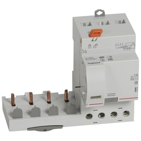 Дифференциальный блок DX3 - тип AC 1000 мА селективный 4П 400 В~ 63 А 3 модуля | 410523 Legrand