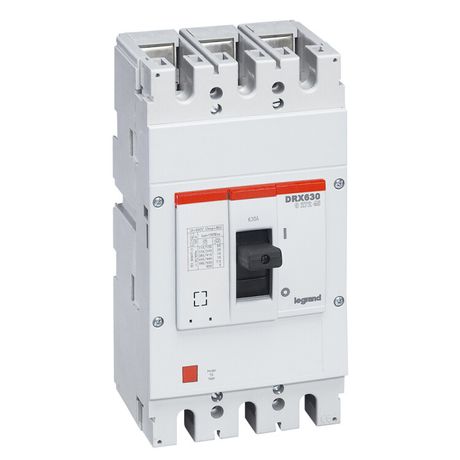 Выключатель автоматический DRX630 термомагнитный 630A 3П 50кА в литом корпусе - 027245 Legrand