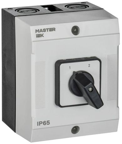 Переключатель кулачковый в боксе стандартная рукоятка 10А схема 55 | MI-CS20-010-055 IEK