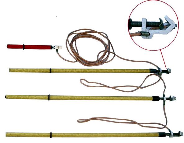 Заземление переносное для воздушных линий ПК-0.4-10Н сечен. 25мм ЭЛЕКТРО ТРЕЙД ZAP220-25