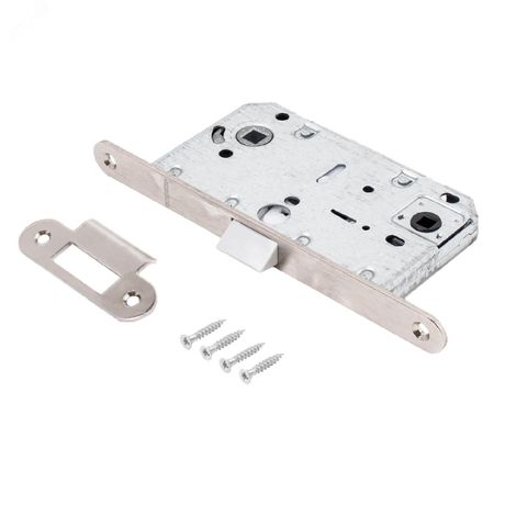 Защёлка Аллюр АРТ PL 96WC-50 SN мат.никель ХЕДЕР с фиксатором - 14120 ПТК