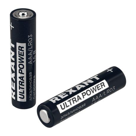 Батарейка алкалиновая ультра AAA/LR03 1,5В, 2 шт - 39-1010 MEET