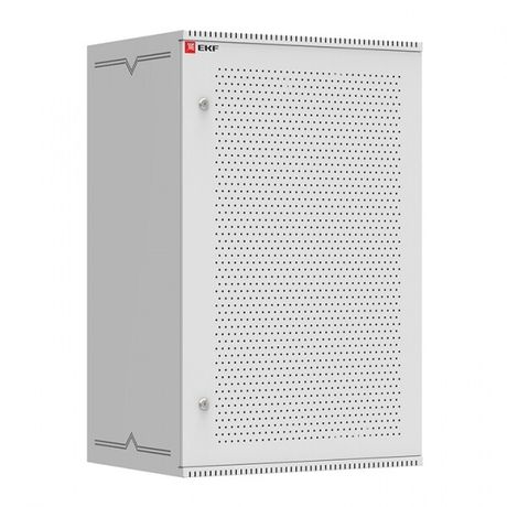 Шкаф телекоммуникационный настенный 18U (600х450) дверь перфорированная, Astra A серия EKF Basic | ITB18P450