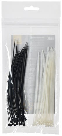 Набор хомутов 2,5х150 (25б. 25ч) (50шт/упак) | UNH35-N02-050 IEK