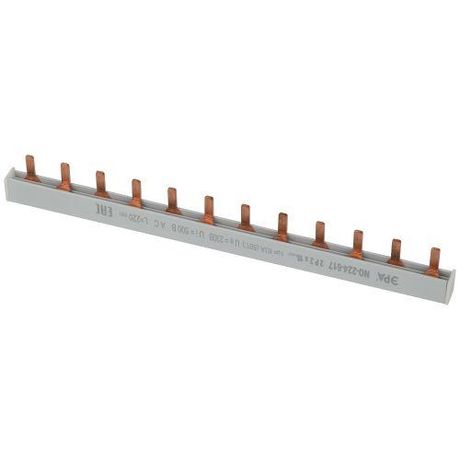 Шина соединительная PIN штырь 2Р 63А 22 см 12 модулей NO-224-617 - Б0067466 ЭРА