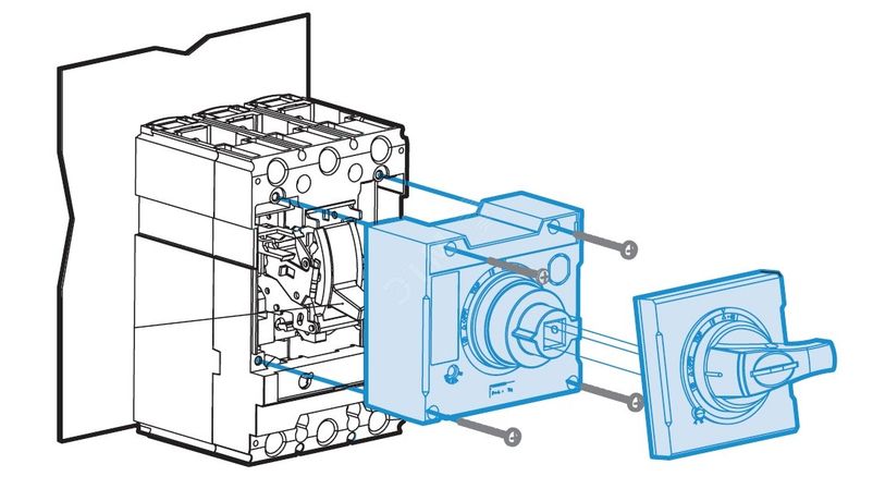 Выносная поворотная рукоятка EH3-R,TS630 | 83111173808 Lsis