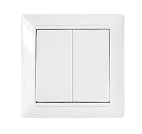 Выключатель 2-кл. СП 10А бел. Bylectrica С5 10-837