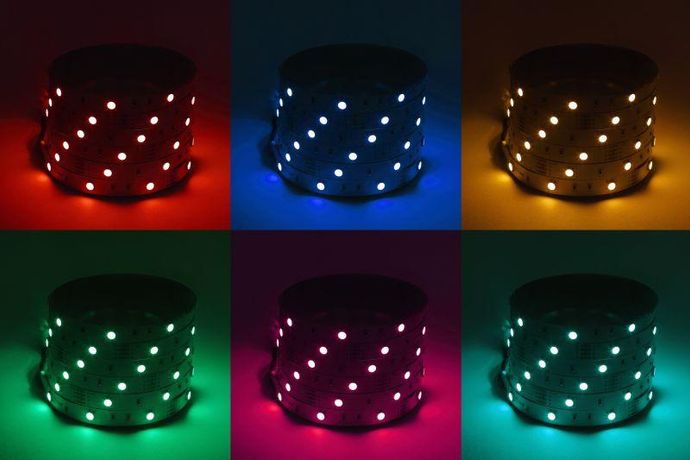 Лента светодиодная LS5050-30LED-IP20-RGB 12В 7Вт/м Made In China (Энергия света) арт. Б0035602