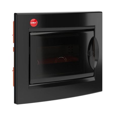 Щиток встраиваемый с дверцей 8 мод.,IP41, черный, клеммным блоком 63А | RB08B4TBD DKC ДКС