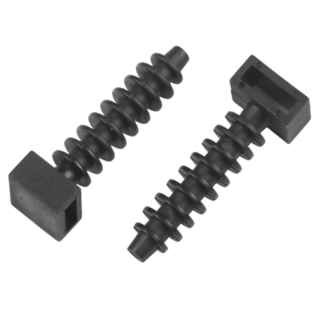 Дюбель для бандажа кабельного 8-32 мм чёрный (10 штук) NO-225-230 - Б0066348 ЭРА