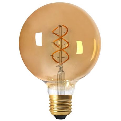 Лампа светодиодная LED 5W E27 Vintage 1906 CL GLOBE125,филамент,GOLD, теплый белый свет Osram - 4058075092136