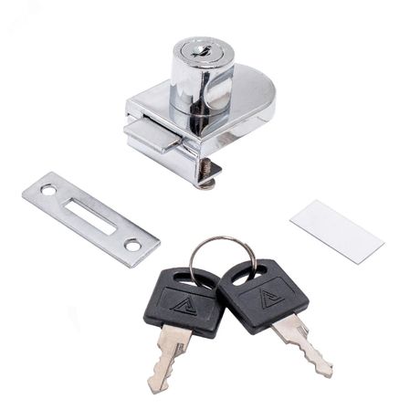 Замок мебельный СТАНДАРТ 806 на 1 стекло - 13901 ПТК