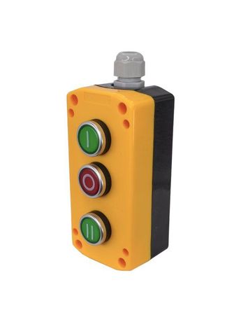 Пост управления ПКУ-22-3401-65У1 1 цилиндр "I" НО зел.; "II" "O" НЗ красн.; IP65 Электротехник ET526981