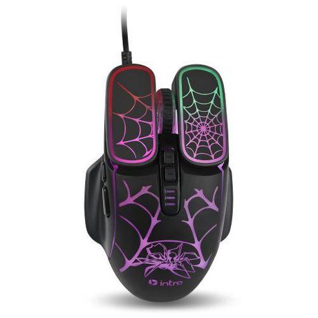 Мышь MG520 игровая проводная 1200-3600dpi черн. Intro Б0056131 ЭРА