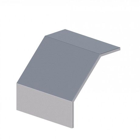 Крышка для лотка углового вертикального вниз осн.500 сталь 1.2мм ЛМсК-90Н цУТ1.5 СОЭМИ Н0121430137