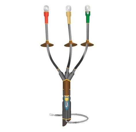 Муфта кабельная наружн. установки 1кВ 1КНТпНнг-LS-3х(70-120) с болт. наконечн. Нева-Транс Комплект 22040059 Нева Транс