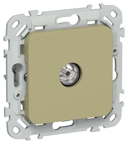 Розетка телевизионная оконечная СП FLITE РТВм-1-1-1-ФлО тип M экранир. механизм олив. IEK FI-A13-O-K26 IEK арт. FI-A13-O-K26