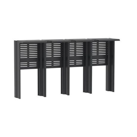 Крышка клеммная низкая 4P для MNX400/630 (уп.2шт) YON TCF-MNX630-4P-L ДКС