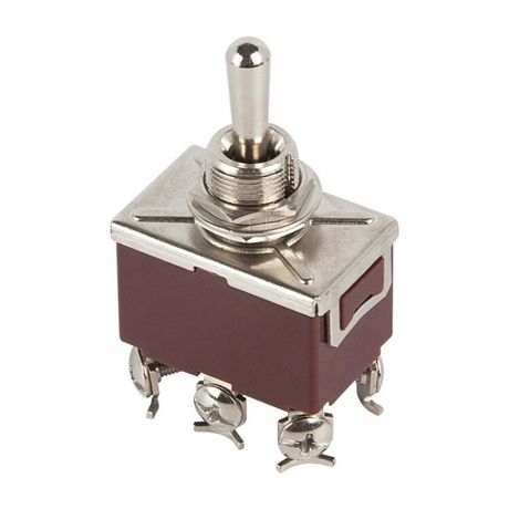 Тумблер 250V 15А (6c) (ON)-OFF-(ON) двухполюсный | 36-4172 REXANT MEET