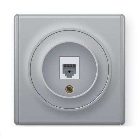 Механизм розетки комп. 1-м СП Florence 1xRJ45 кат.5e сер. 1E20701302 OneKeyElectro 2172839 ССТ