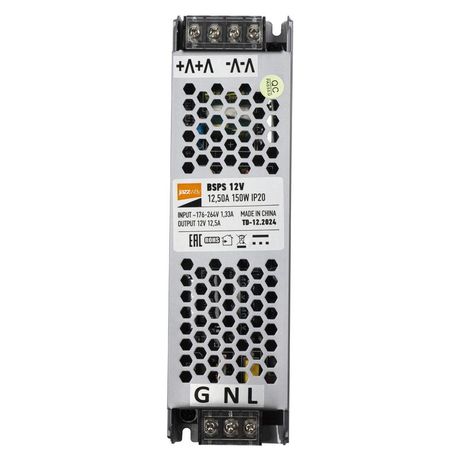 Драйвер светодиодный LED 12V12,5A=150W IP20 1г. гар. Jazzway - 5024397