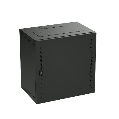 Шкаф телекоммуникационный навесной, 16 U (800х600х400) дверь метал,RAL9005 | R5STI1640MTB DKC ДКС