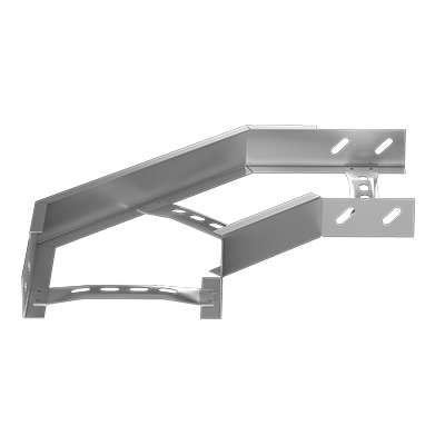 Лоток лестничный угловой 400х700 сталь 1.5мм НЛ-Уц40х7-90 гориз. оцинк. ASD-electric EI-01.25.51.008 ASD electric