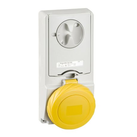 ПАНЕЛЬНАЯ РОЗЕТКА UNIKA С ДЕРЖ ПРЕДОХР 32A 2P-E 100-130 IP65 | 82189 Schneider Electric APC