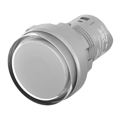 Сигнальная лампа со встроенным диодом 9-24В, белая, зажим Push-In - M22L-F24WPU ДКС DKC (ДКС) арт. M22L-F24WPU