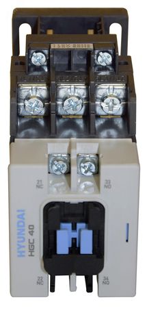 Магнитный контактор HGC40 11NS X380 40A 18.5 кВт при АС3 (380-440В) кат. 380В АC 1НО+1НЗ | 13.01.01.000590 HYUNDAI