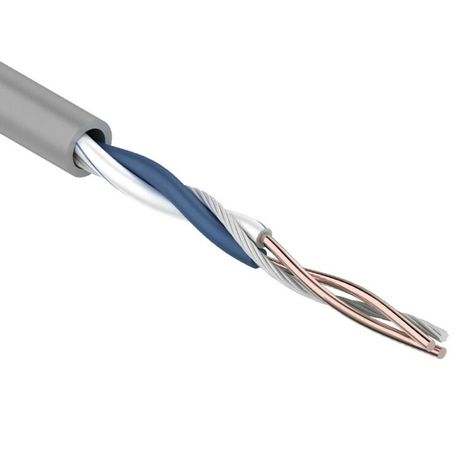 Кабель витая пара U/UTP кат.5E 1х2х24AWG solid CU PVC сер. (м) Rexant 01-0002 MEET