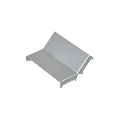 Крышка для угла вертикального внутр. 45град. осн.100 сталь 0.55мм KNL45-100 КМ LO0707 КМ-Профиль