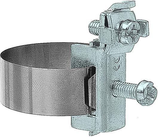 Хомут заземления ленточный 5-25 мм, нерж.|91320-1|Ezetek