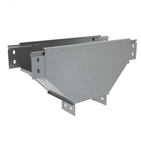 Т-отвод вертикальный 50х150 мм вниз c разворотом трассы на 90 гр. ПЛЮС INOX304 - TDVplus90-50-150 КМ-Профиль PL6293