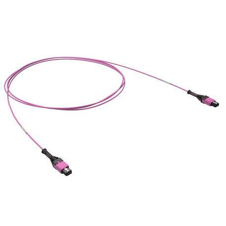 Патч-корд оптический 12ОВ 50/125 OM4. 1хMTP PRO (12)/1хMTP PRO(12). 1м - RNPCFF124B01 ДКС