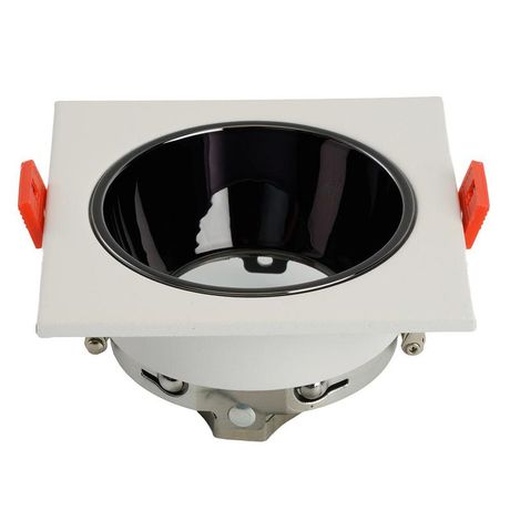 Светильник потолочный встраиваемый, MR16 G5.3, белый + черный хром DL3112 | 51405 FERON