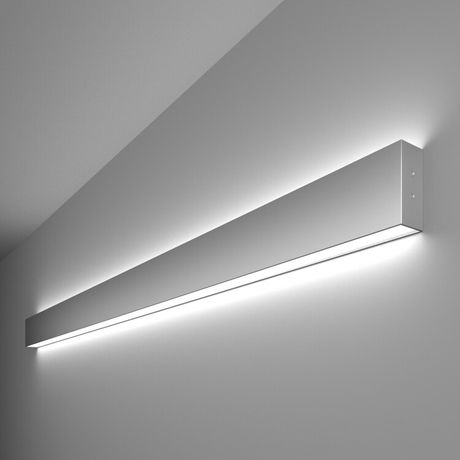 Светильник светодиодный накладной линейный двусторонний 128см 50W 6500K матовое серебро (101-100-40-128) | a041473 Elektrostandard