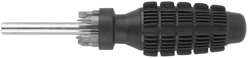 Отвертка 5 CrV бит усиленная ручка с антискользящей накладкой черн. FIT 56245 РОС